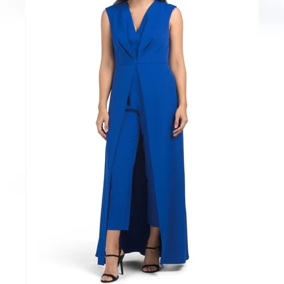 KAY Unger Sleeveless V Neck Jumpsuit